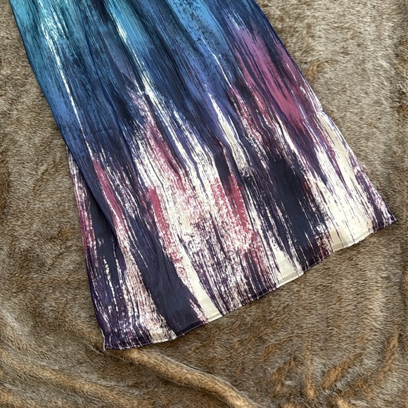 ModCloth Brushstroke to Conclusions Watercolor Maxi Dress Large - Picture 3 of 16